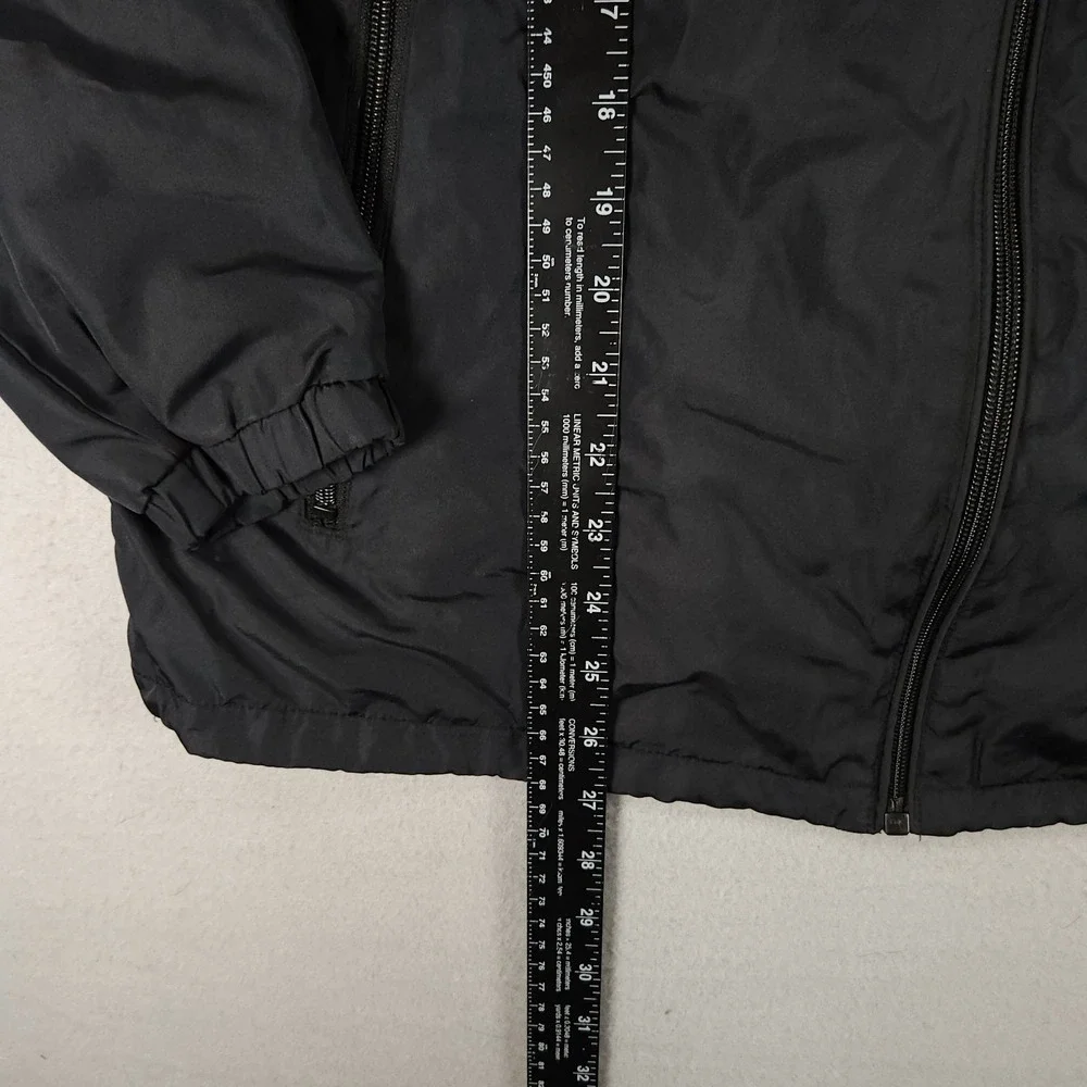 Disney Parks Star Wars Darth Vader Black Rain Zip Windbreaker Hoodie Jacket L - Picture 5 of 13